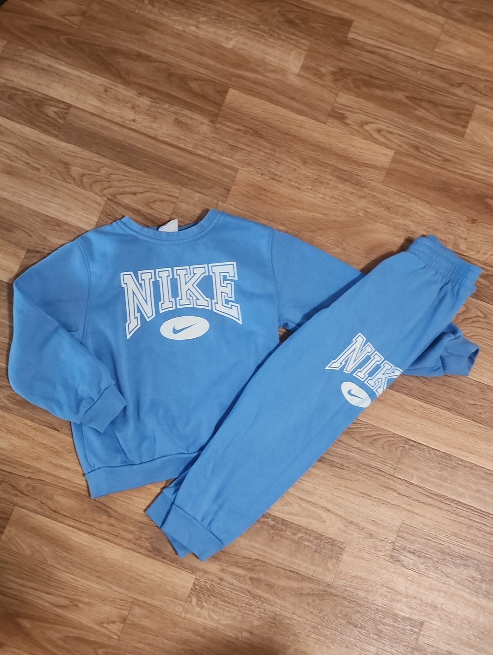 Nike Kids Light Blue Sweatshirt & Joggers Set